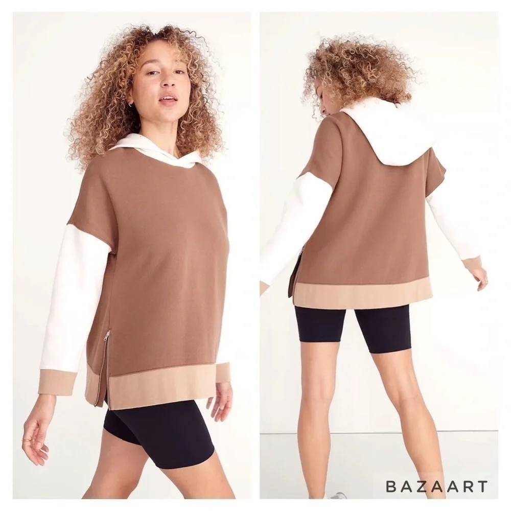 NWT Madewell MWL Betterterry Side-Zip Hoodie Sweatshirt Size XS NWT - Picture 7 of 10
